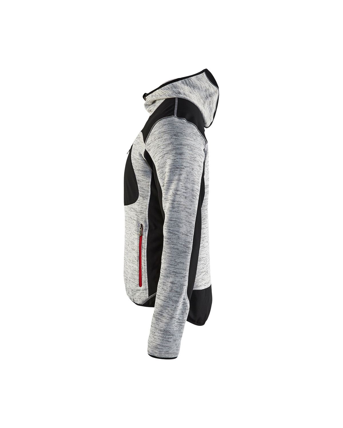Knitted Jacket - Grey melange/Black