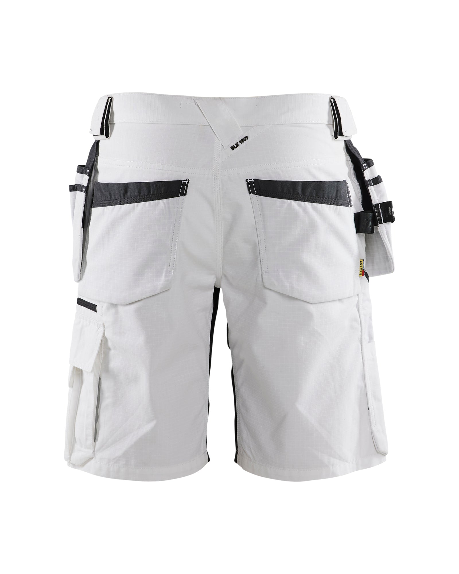 Ripstop Shorts - With Utility Pockets - White/Dark grey