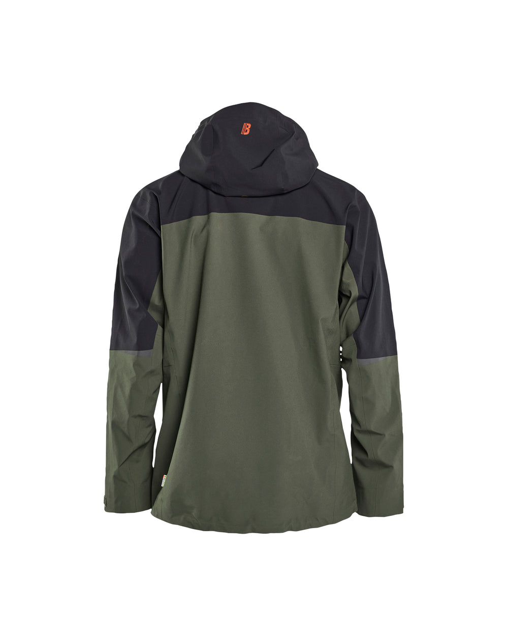 Cascade 3 Layer Shell Jacket - Forest Green/Rust