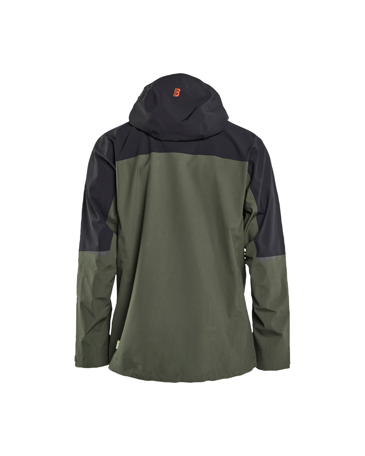 Cascade 3 Layer Shell Jacket - Forest Green / Rust