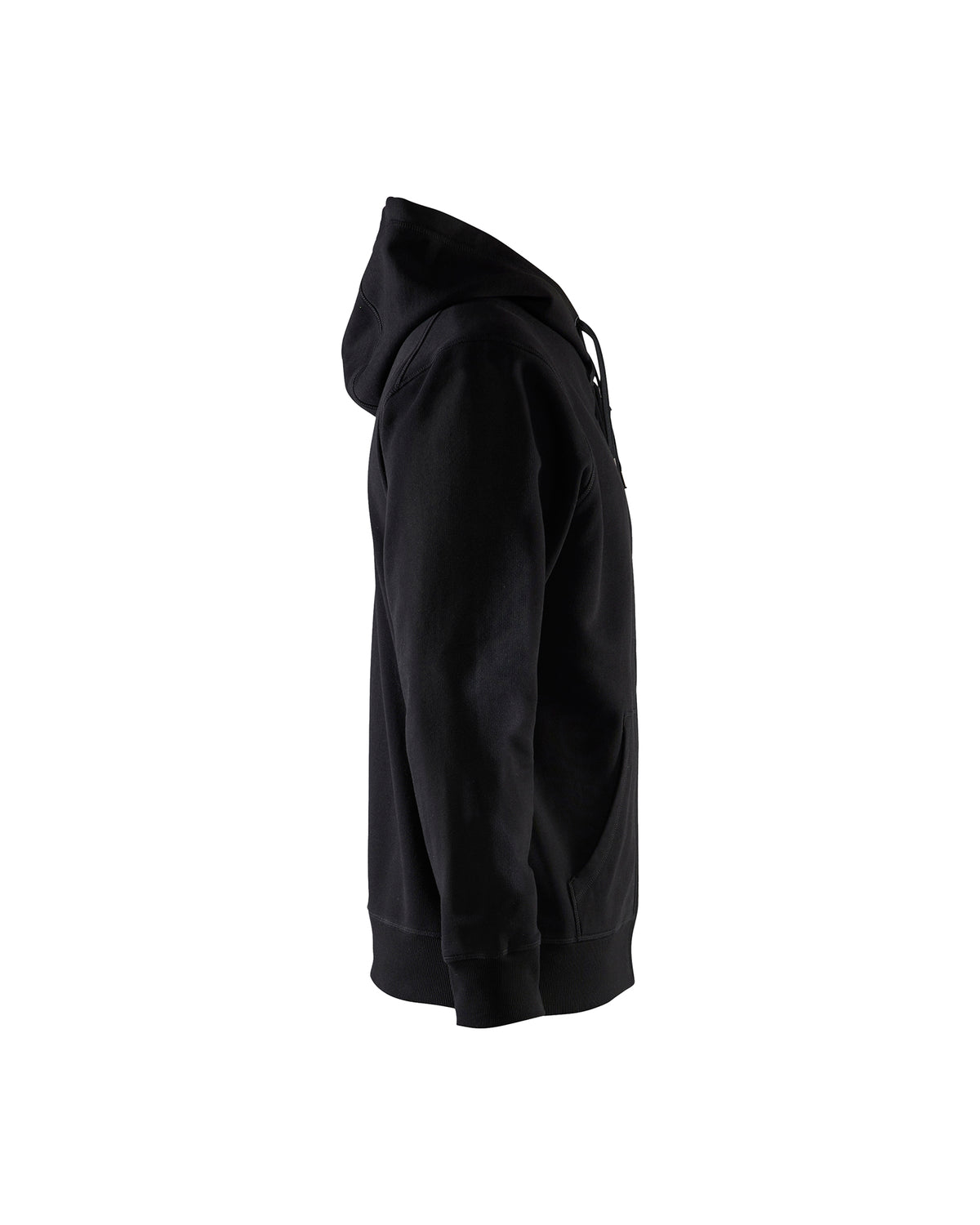 Hooded Zip-up Sweatshirt - Black