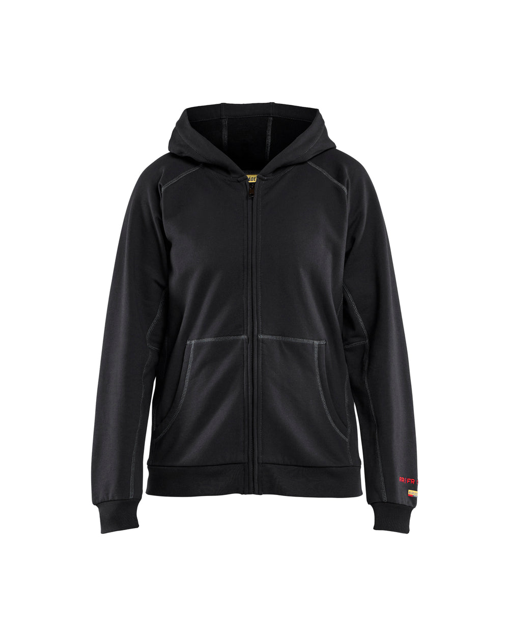Women's Flame Resistant Full Zip Hoodie - Black