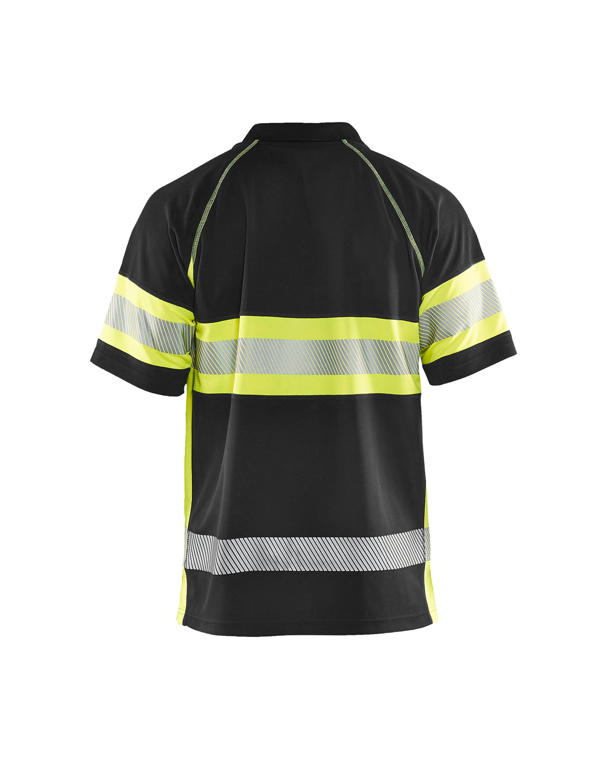 Visibility Polo - Black / Hi-Vis Yellow