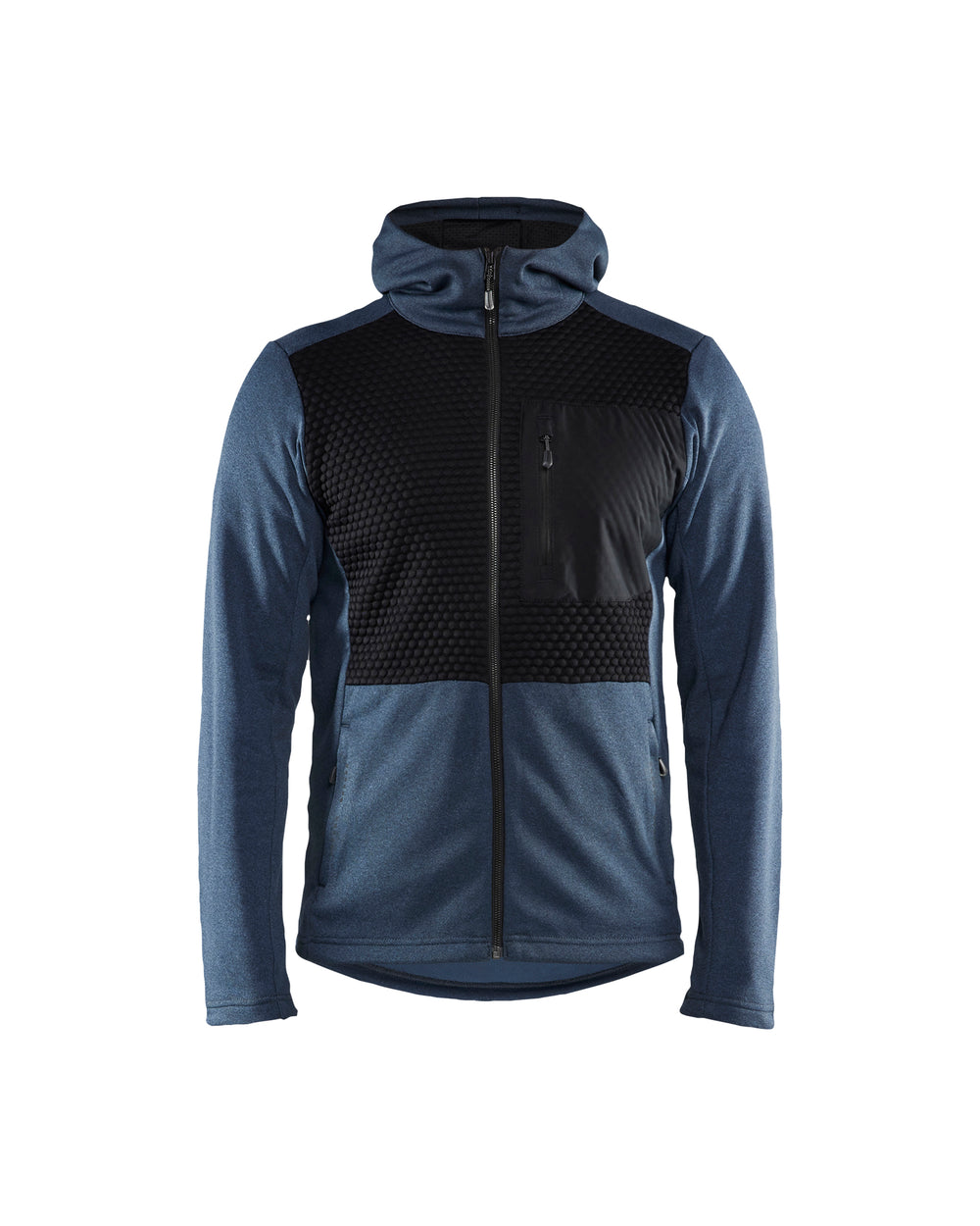 Hooded Tech Jacket - Numb Blue/Black
