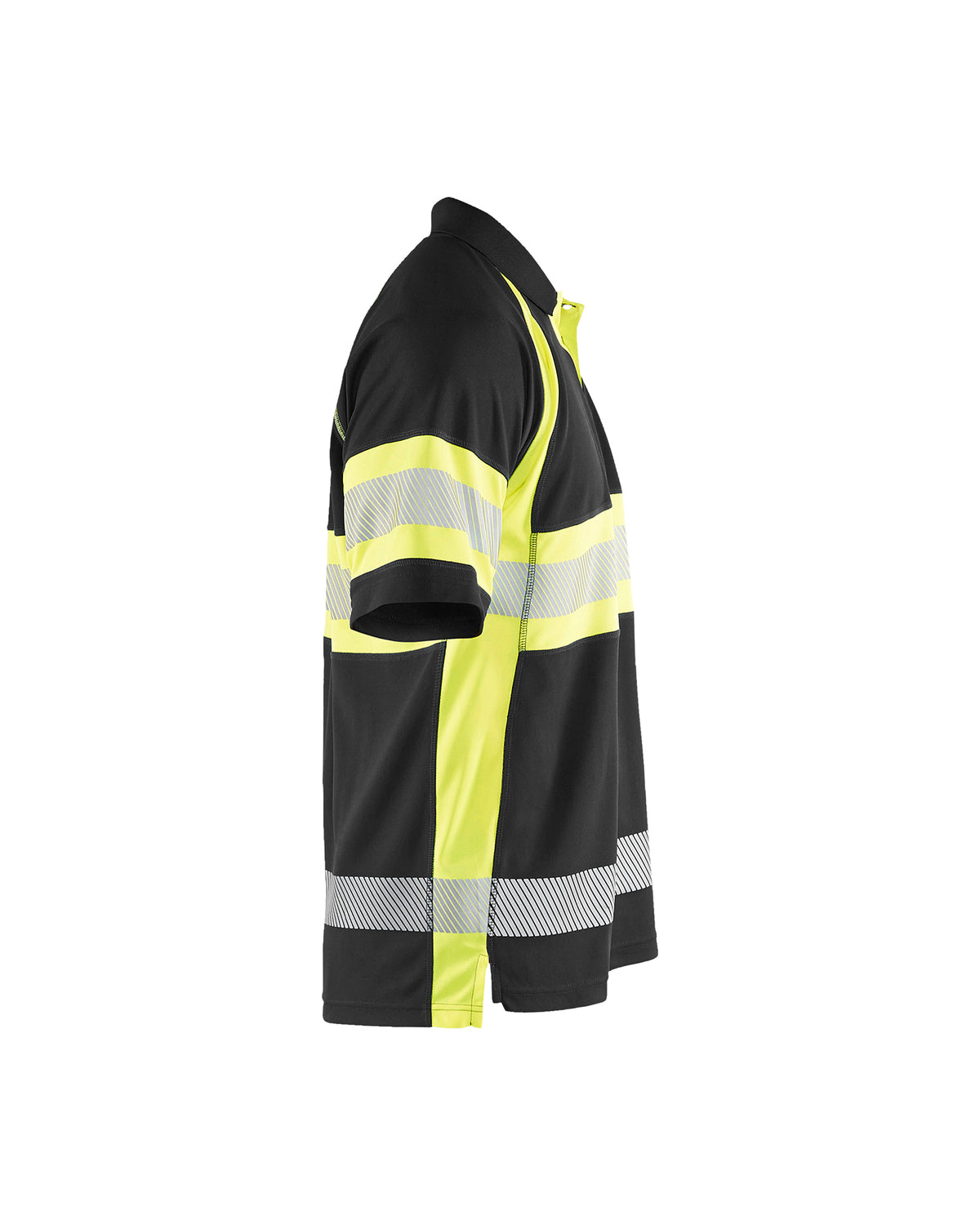 Visibility Polo - Black / Hi-Vis Yellow
