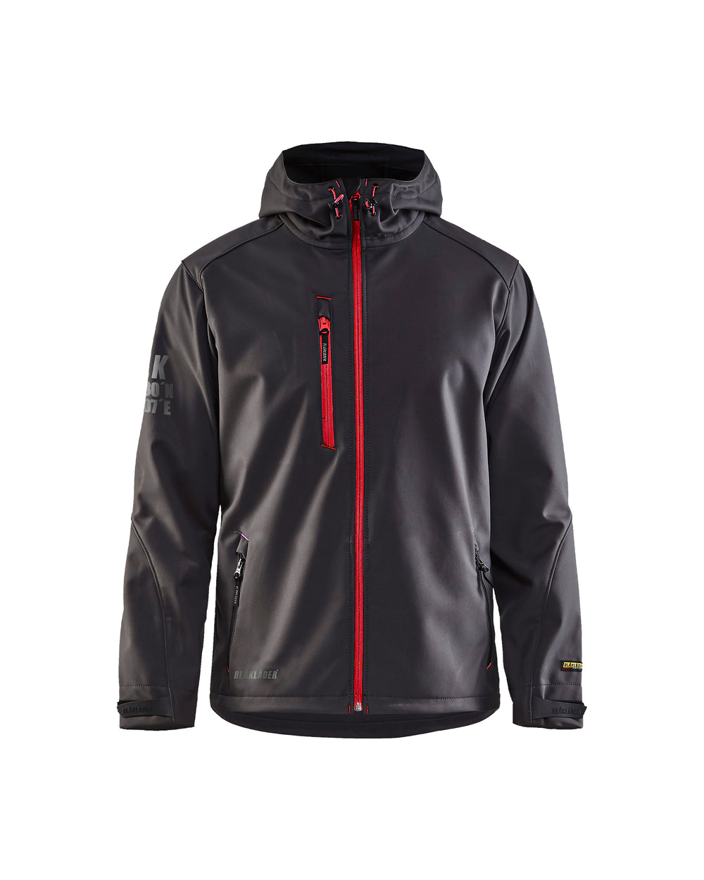 Kalispell Softshell Jacket - Dark grey/red