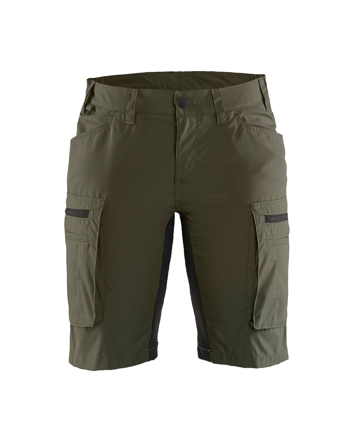 Women's Stratus Lite Stretch Shorts - Dark olive green /black