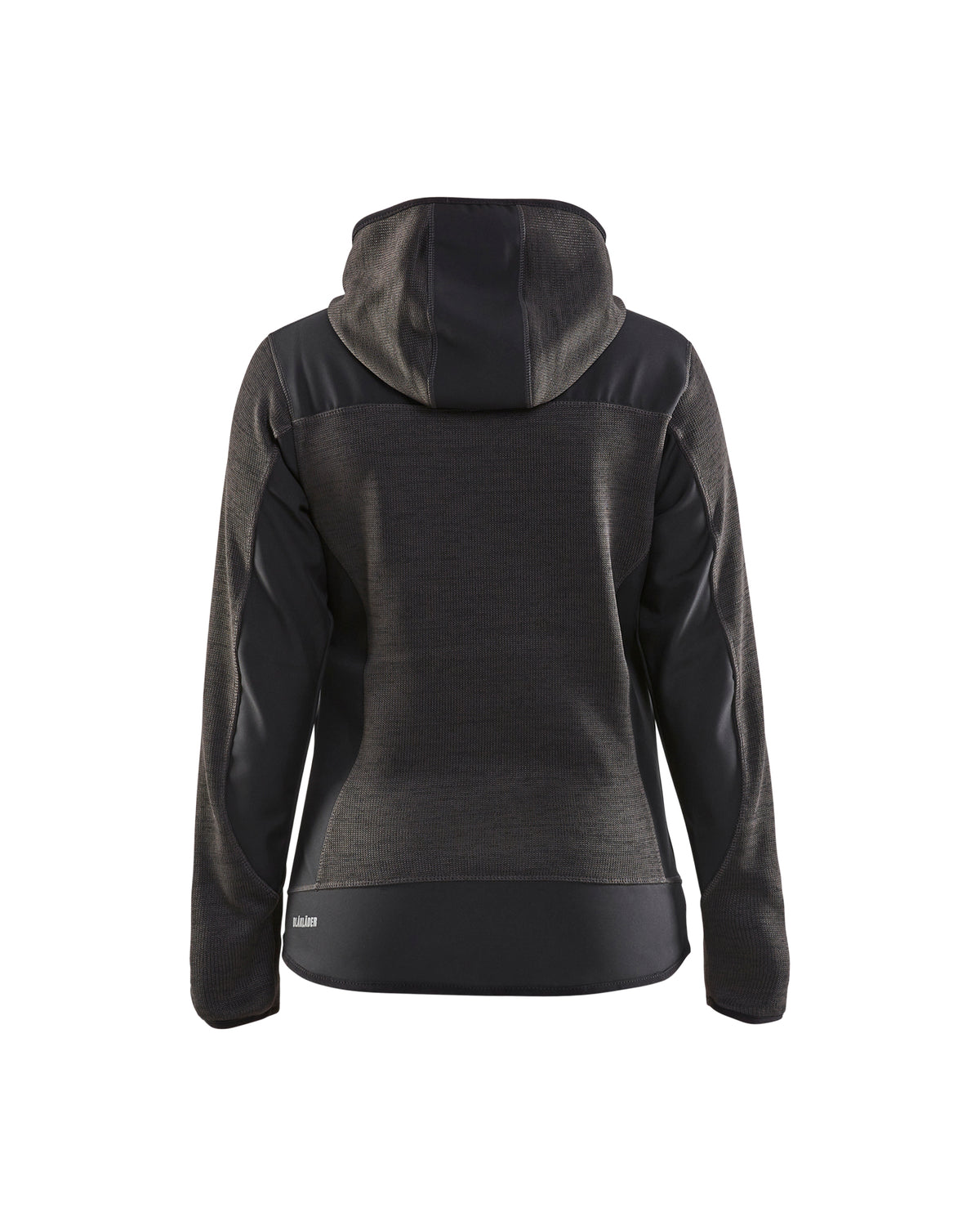 Women's Knitted Jacket - Dark Grey / Black