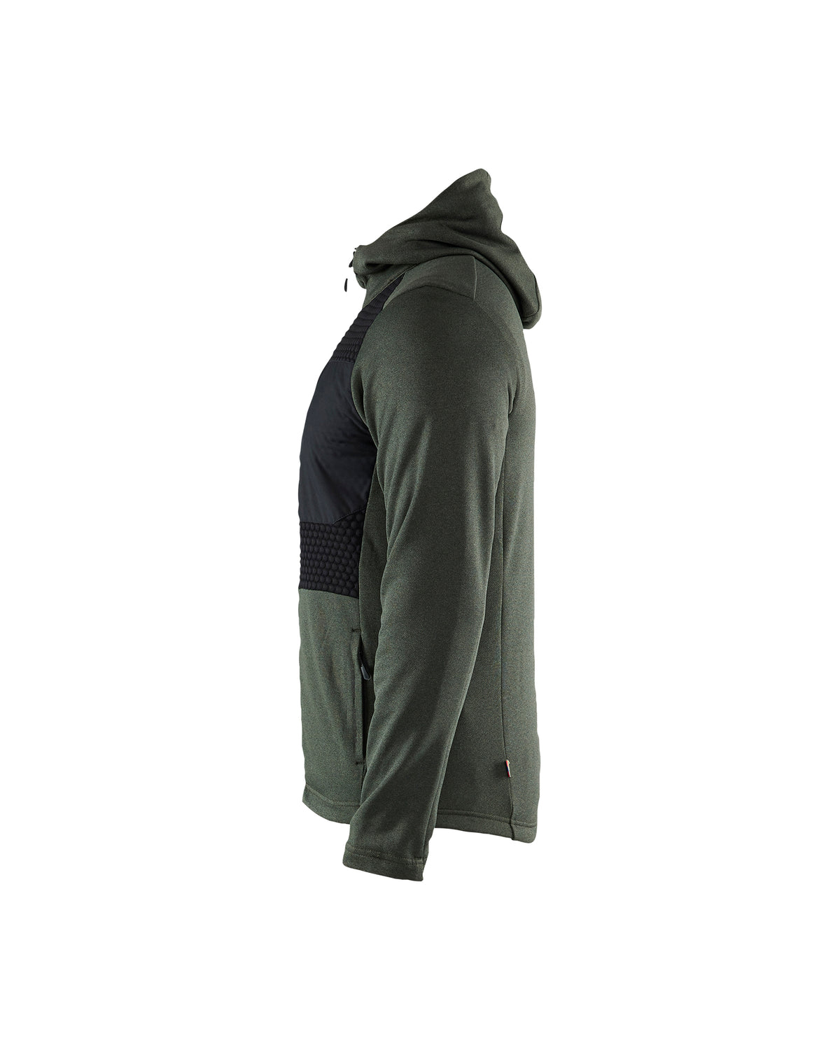 Hooded Tech Jacket - Autumn green/Black