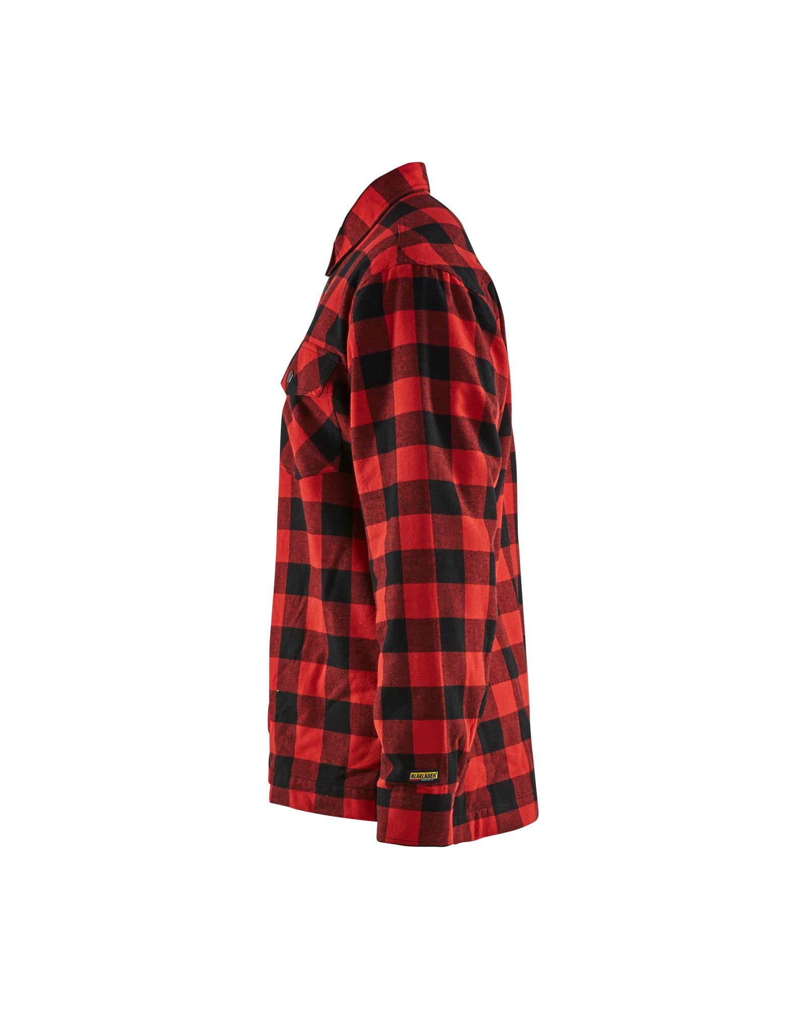 Lined flannel shirt - Red/Black