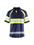 Visibility Polo - Navy Blue / Hi-Vis Yellow