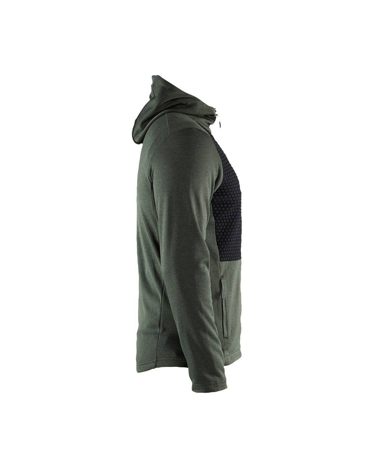 Hooded Tech Jacket - Autumn green/Black