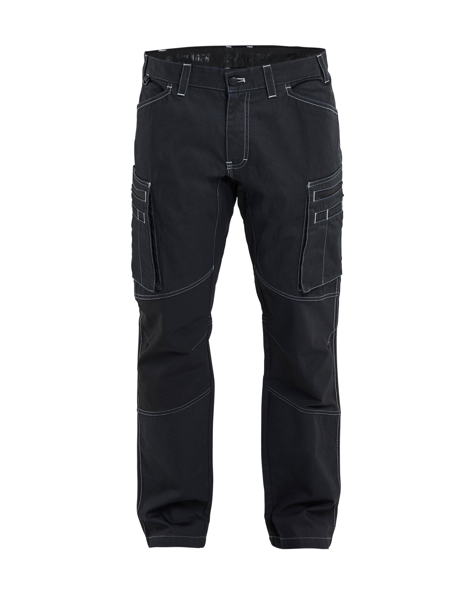 Service Pants with Stretch Cordura Denim - Navy blue/Black