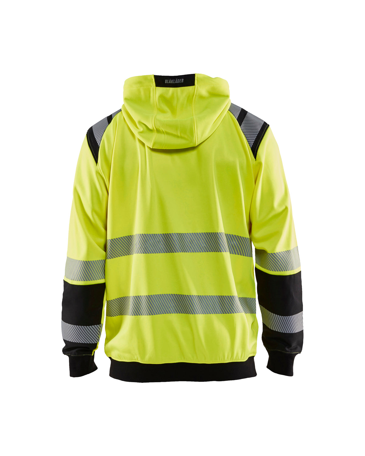 Hi-Vis Full Zip Hoodie - Yellow Hi-viz/Black