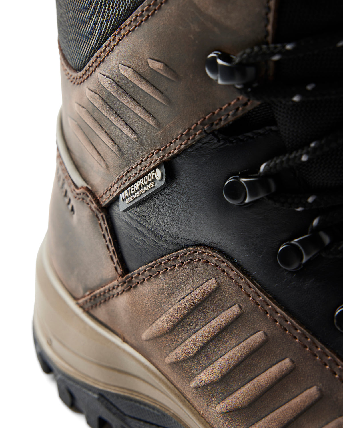 Storm 8" Winter Safety Boot - Brown/Black