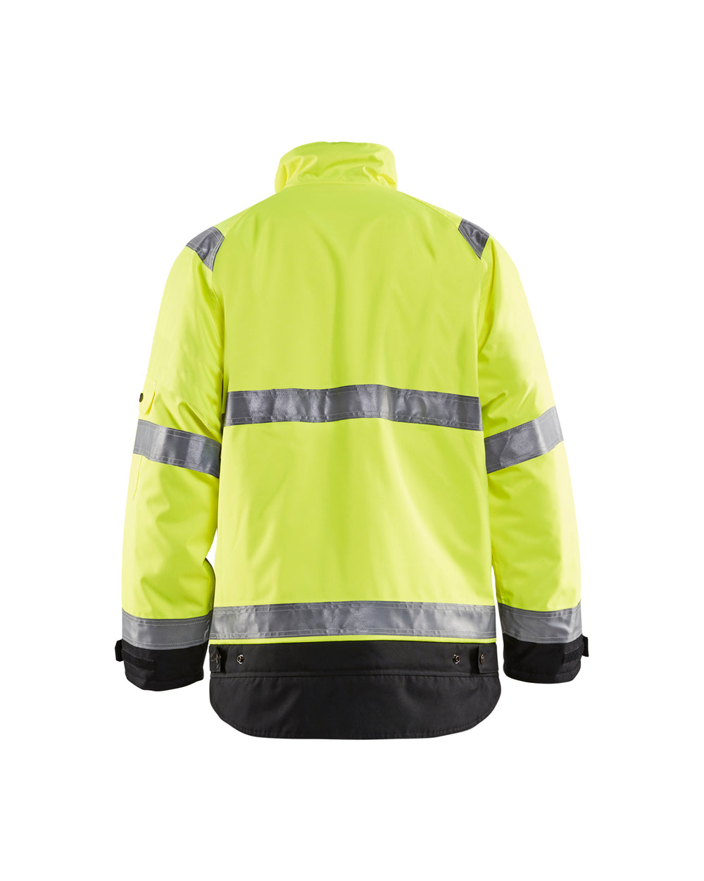 Hi-Vis WInter Bomber Jacket - Yellow Hi-viz/Black