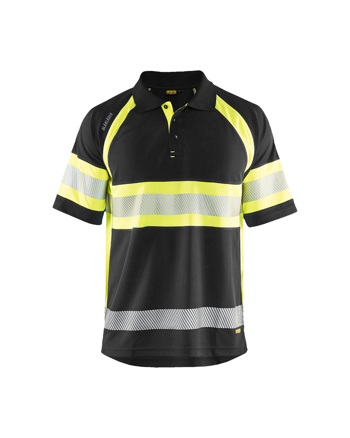 Visibility Polo - Black/Yellow Hi-viz