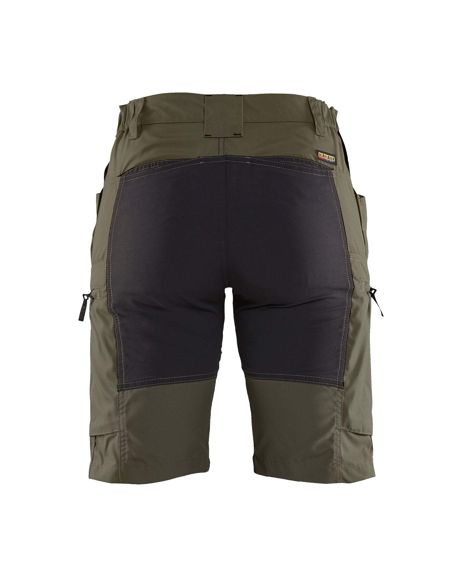 Women's Stratus Lite Stretch Shorts - Dark Olive Green / Black