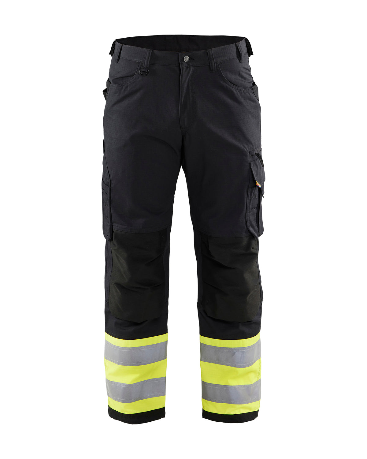 Visibility Ripstop Pro Pants - Black/Yellow Hi-viz