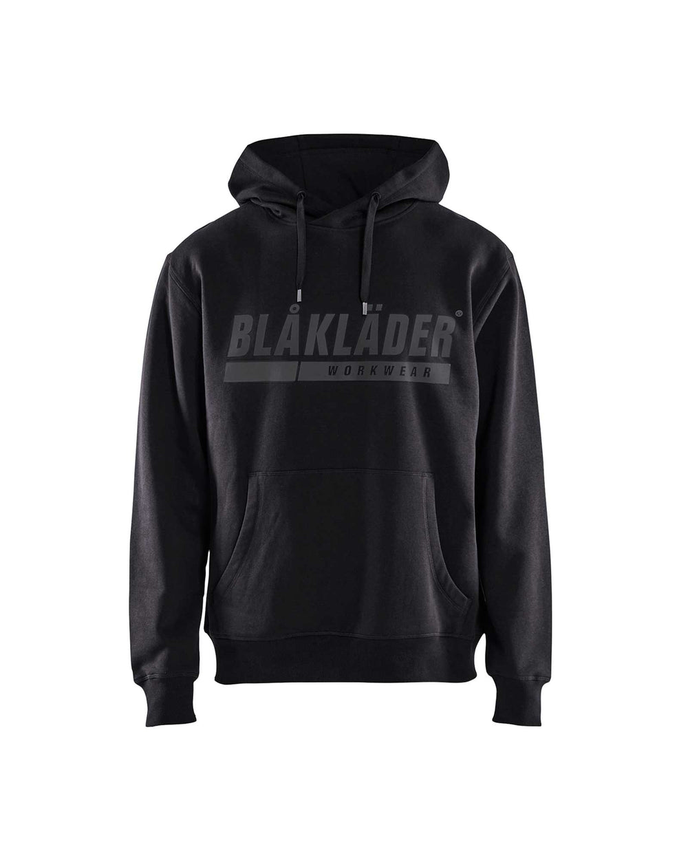Hooded sweatshirt with print - Black