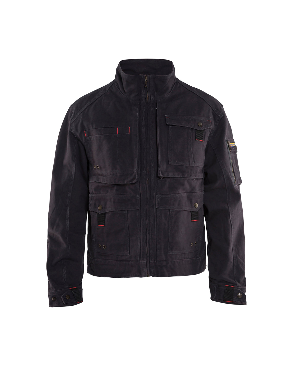 Brawny Canvas Jacket - Steel blue