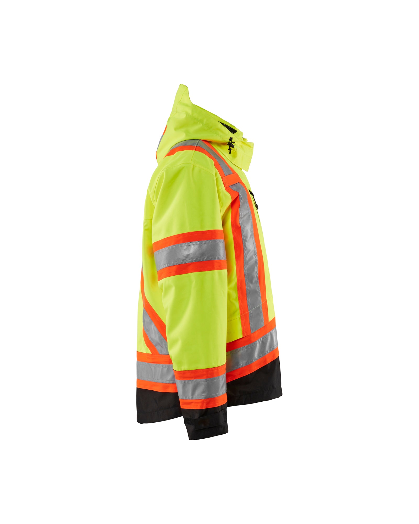 HI-VIS SHELL JACKET - Yellow Hi-viz/Black