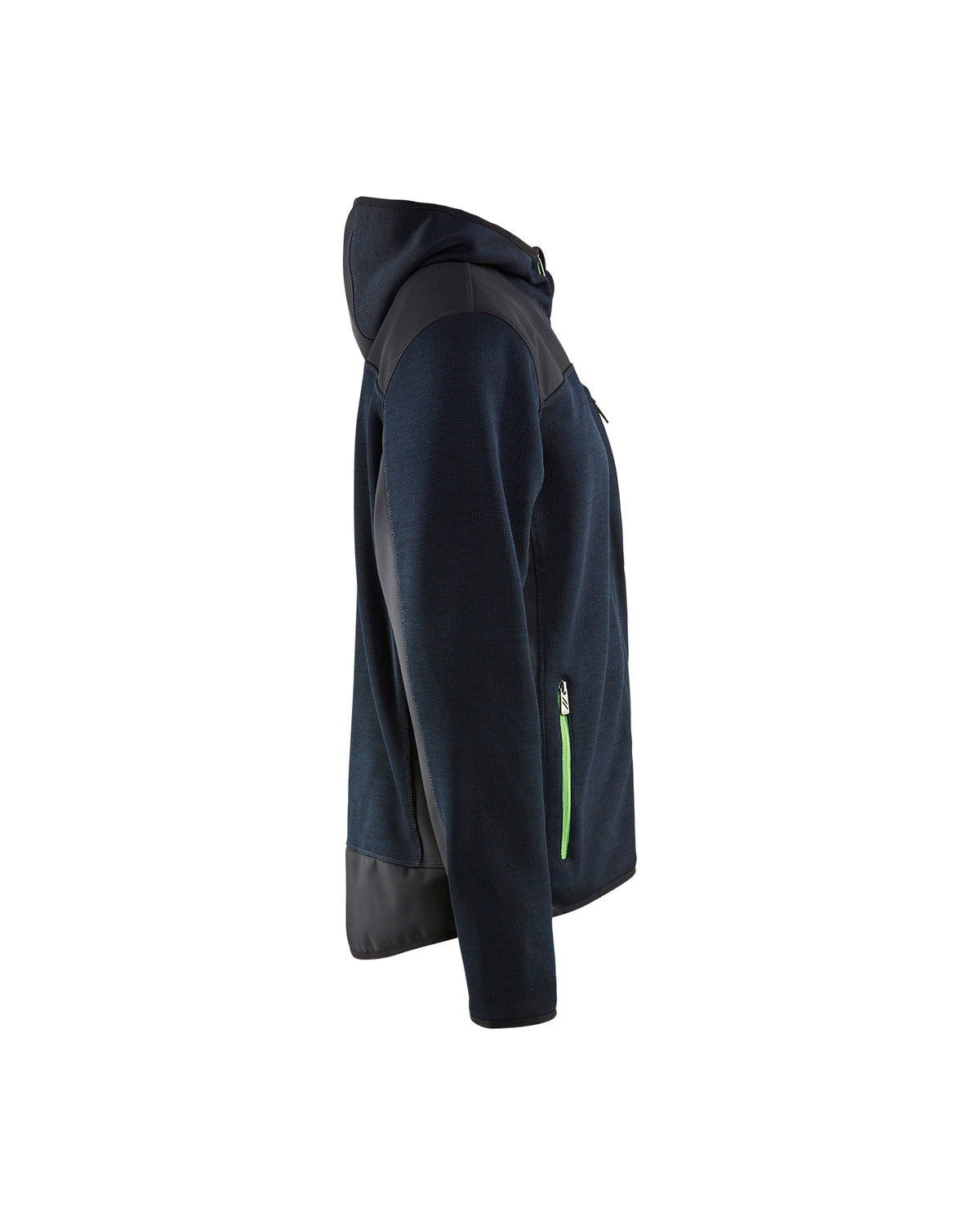 Knitted Jacket - Dark navy/Green
