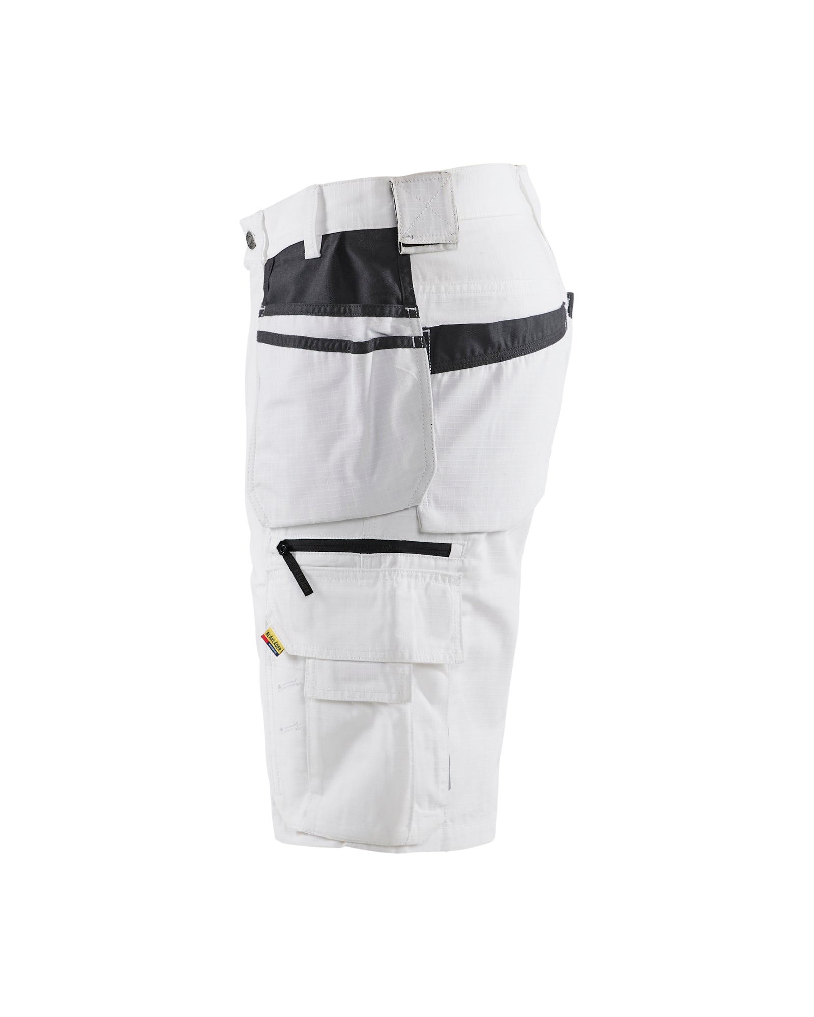 Ripstop Shorts - With Utility Pockets - White/Dark grey