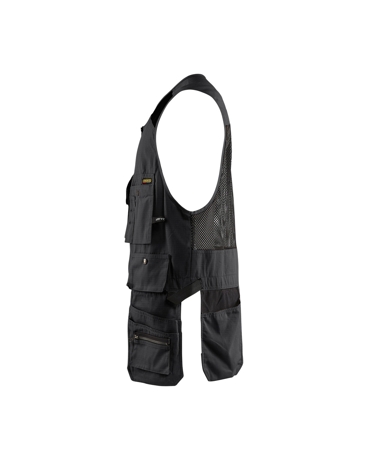 Ripstop Kangaroo Utility Vest - Black
