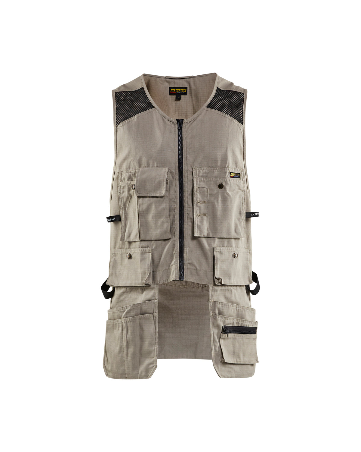 Ripstop Kangaroo Utility Vest - Stone