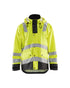Hi-Vis rain jacket - Yellow Hi-viz/Black