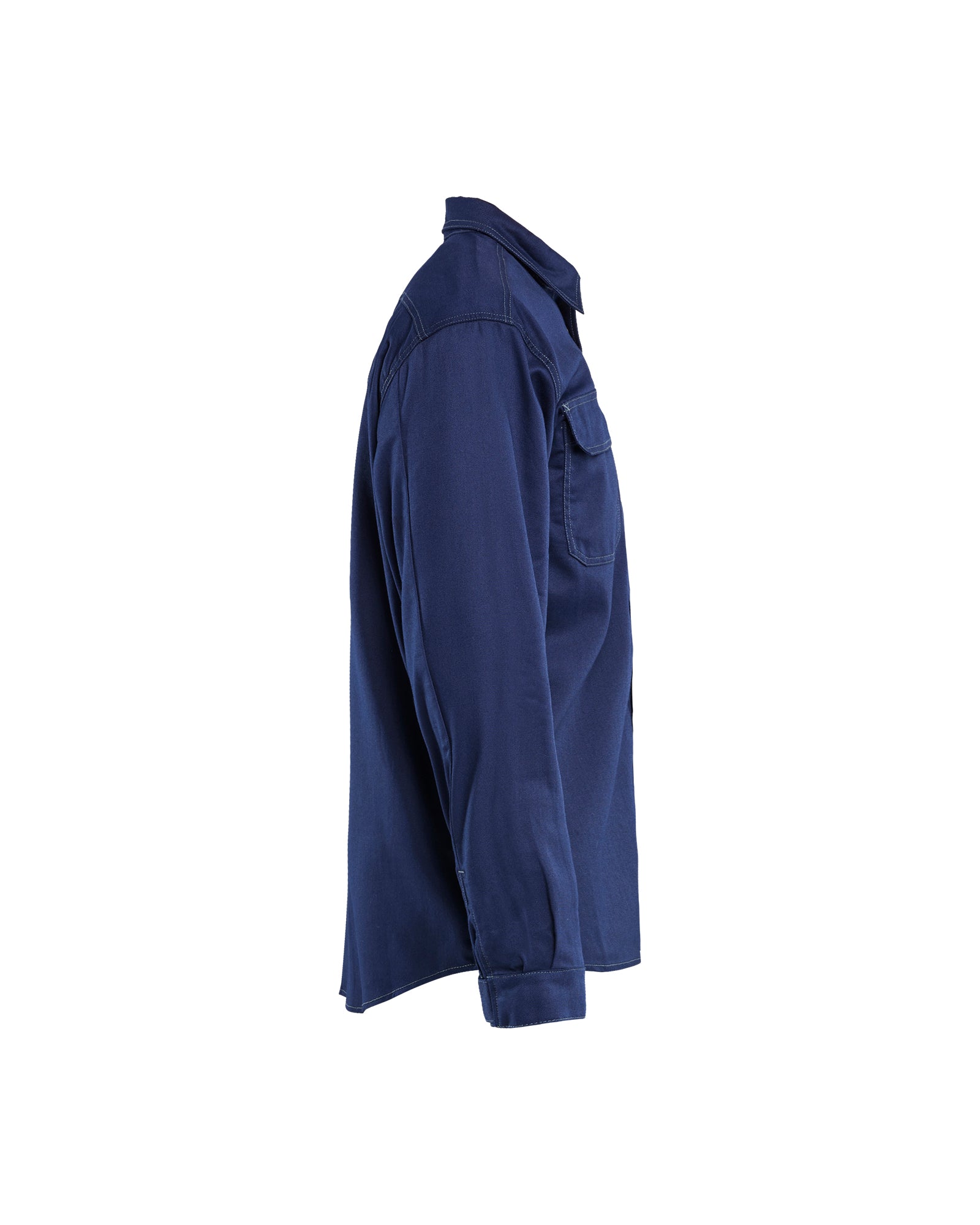 Flame Resistant Snap Button Shirt - Navy blue