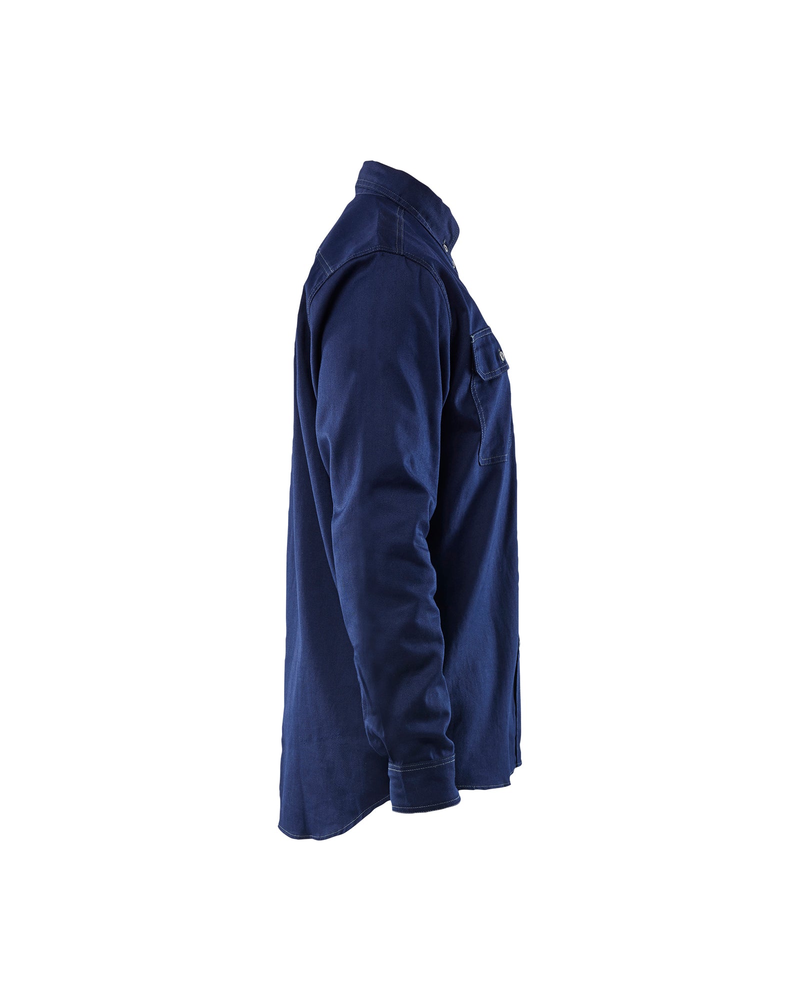 Flame Resistant Button-Up Shirt - Navy blue