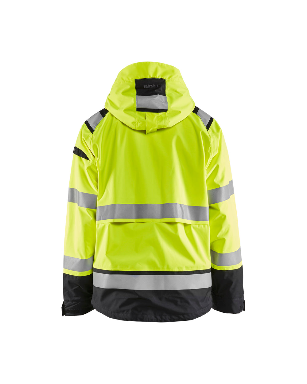 Hi-Vis Premium Shell Jacket - Yellow Hi-viz/Black