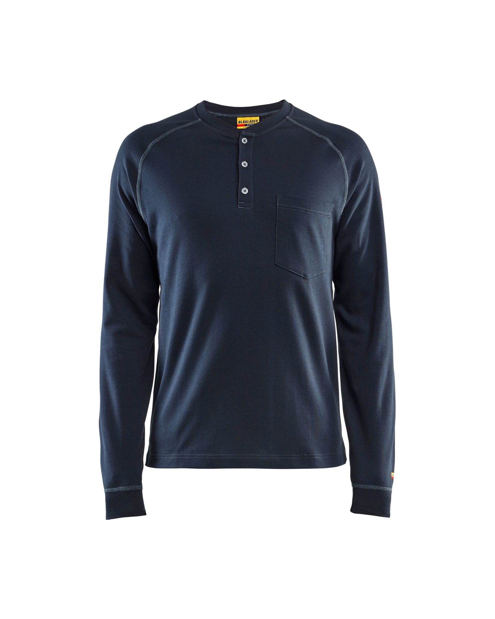 Flame Resistant Henley - Navy blue