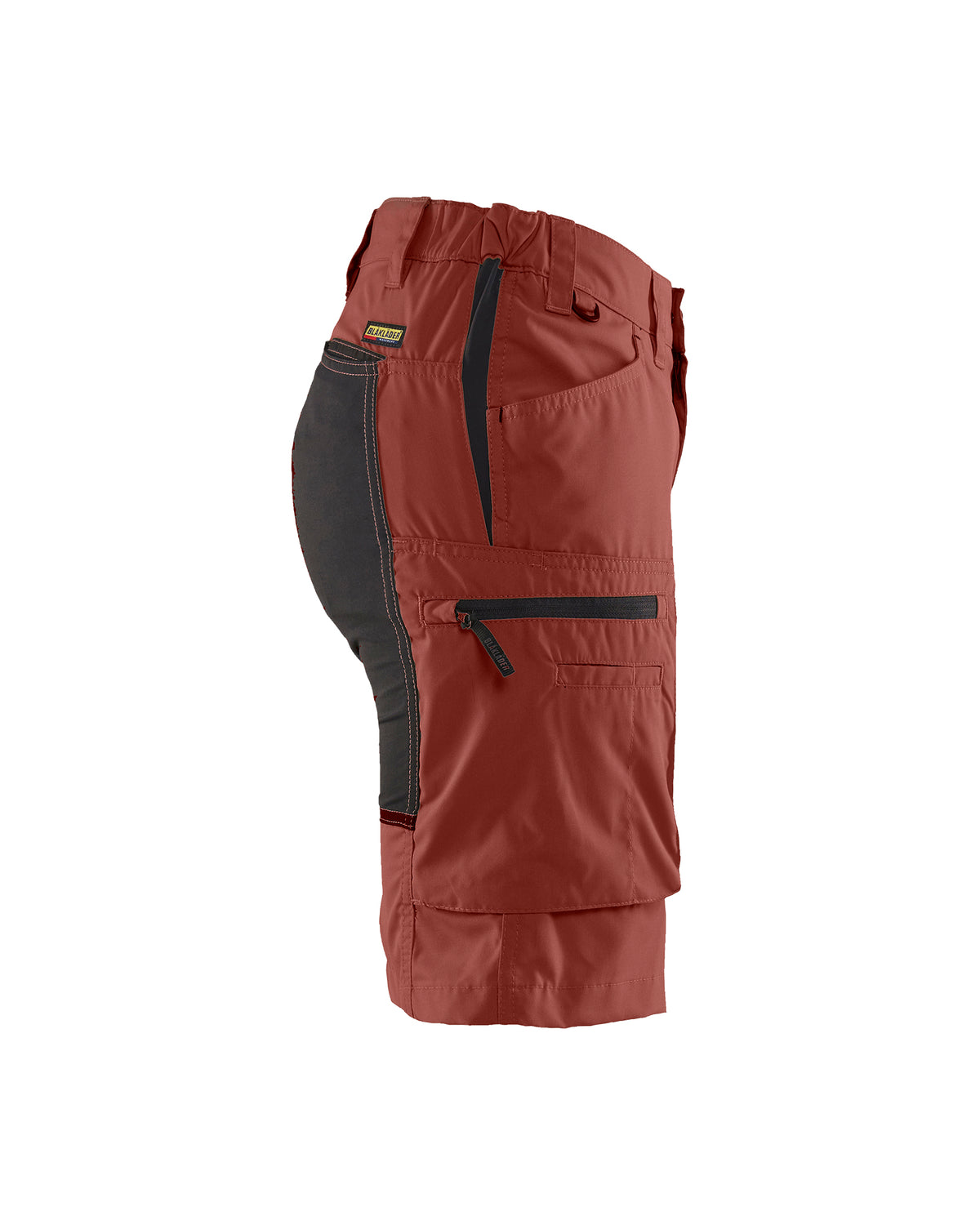 Women's Stratus Lite Stretch Shorts - Burned Red / Black
