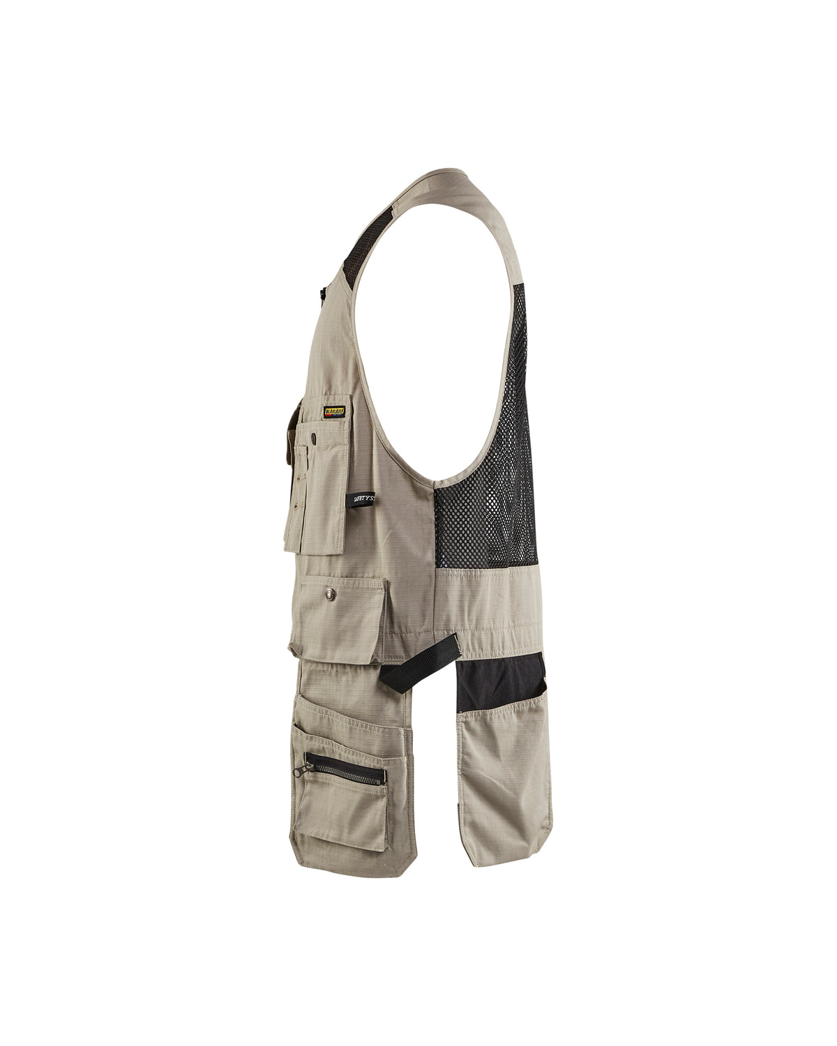 Ripstop Kangaroo Utility Vest - Stone