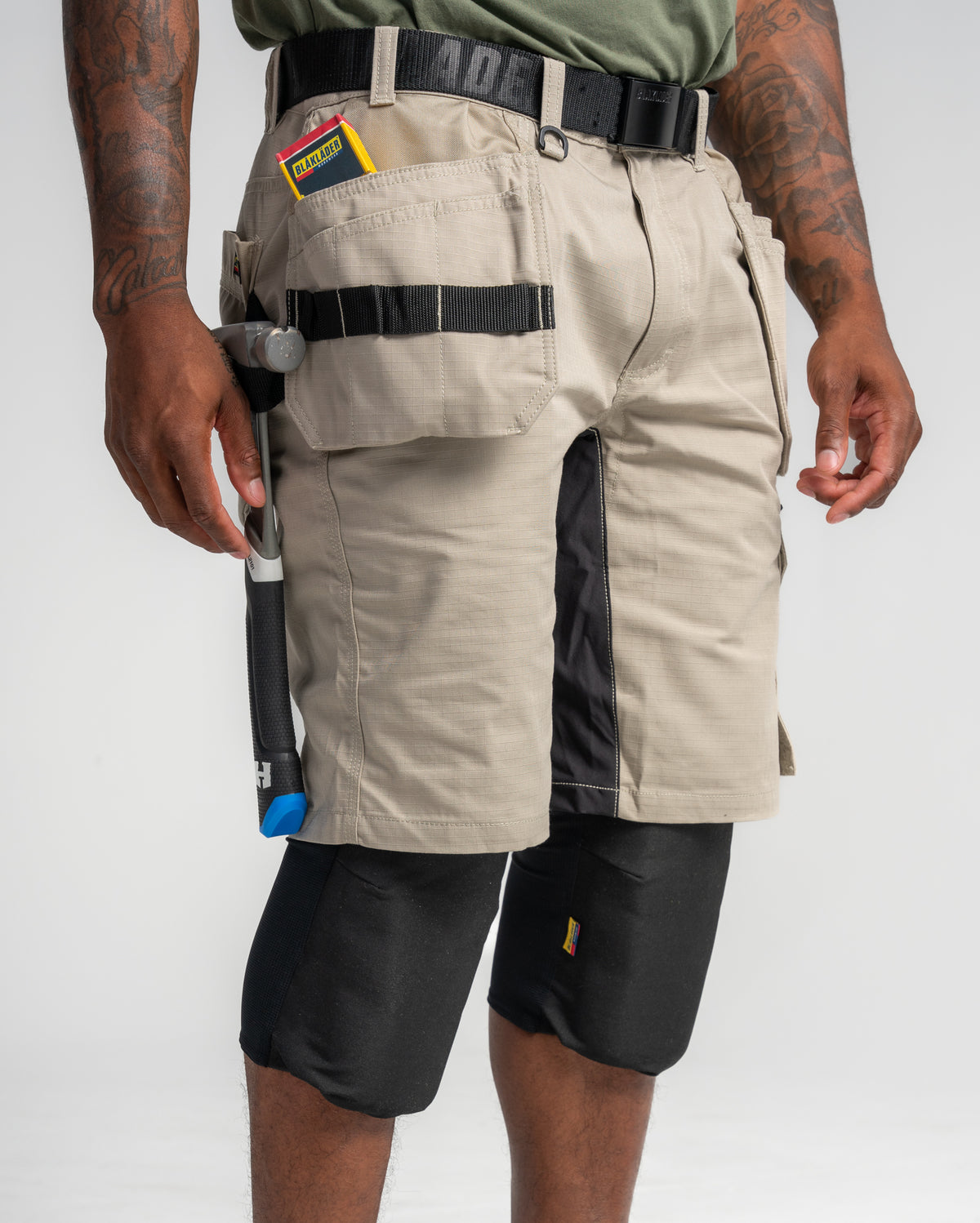 Ripstop Pro Shorts - White/Dark grey