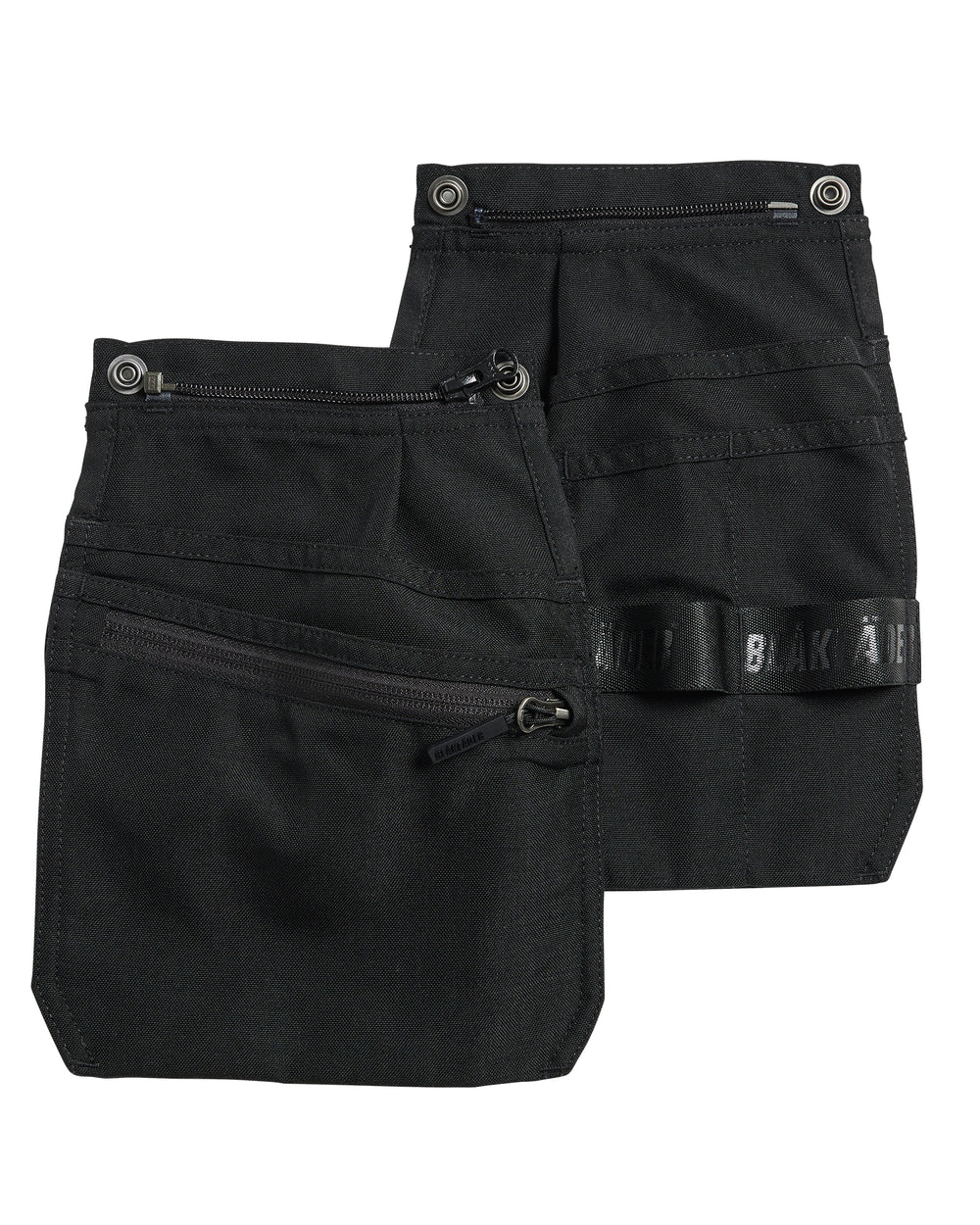 Tool pockets zipper & press stud fastening - Black