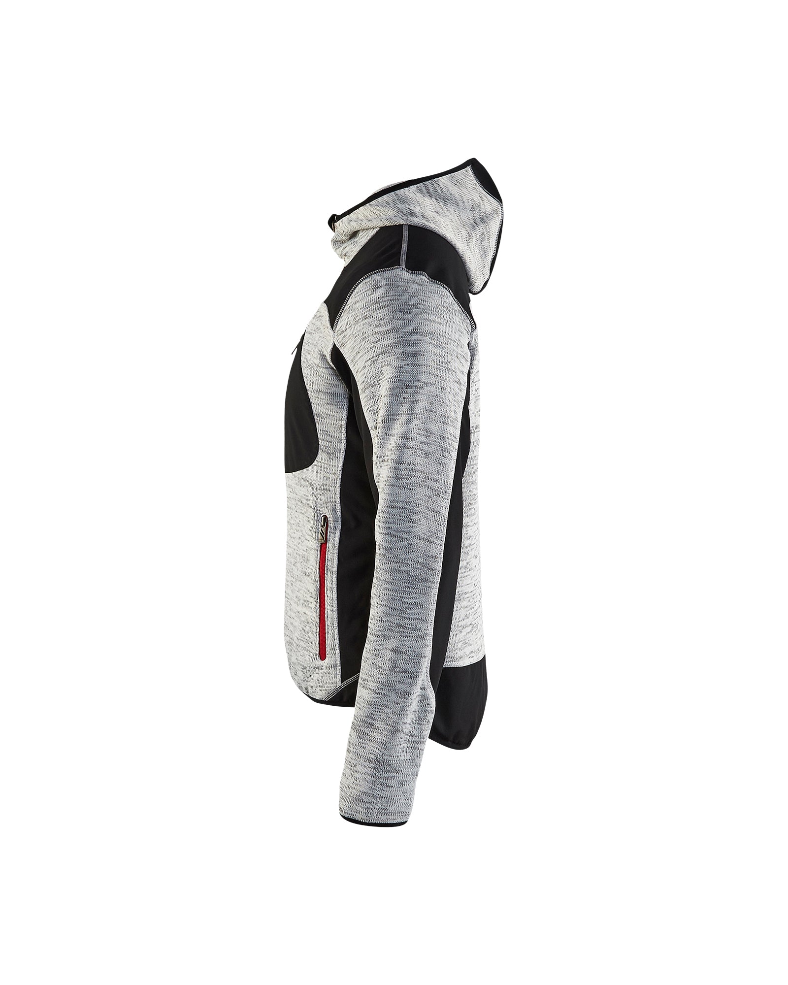 Knitted Jacket - Grey melange/Black