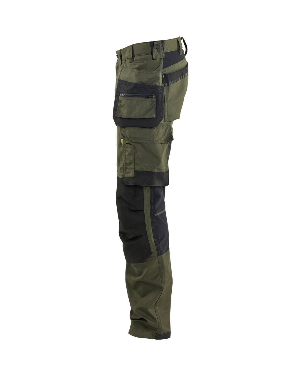 Craftsman trousers with stretch - Forest Night/Black