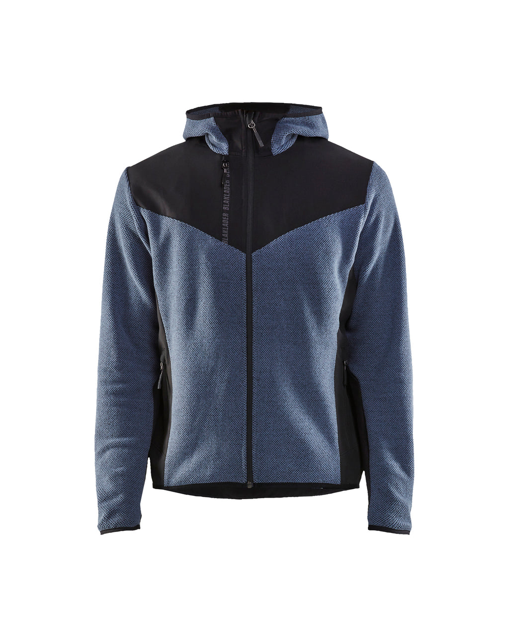 Knitted Fleece Jacket - Numb Blue/Black