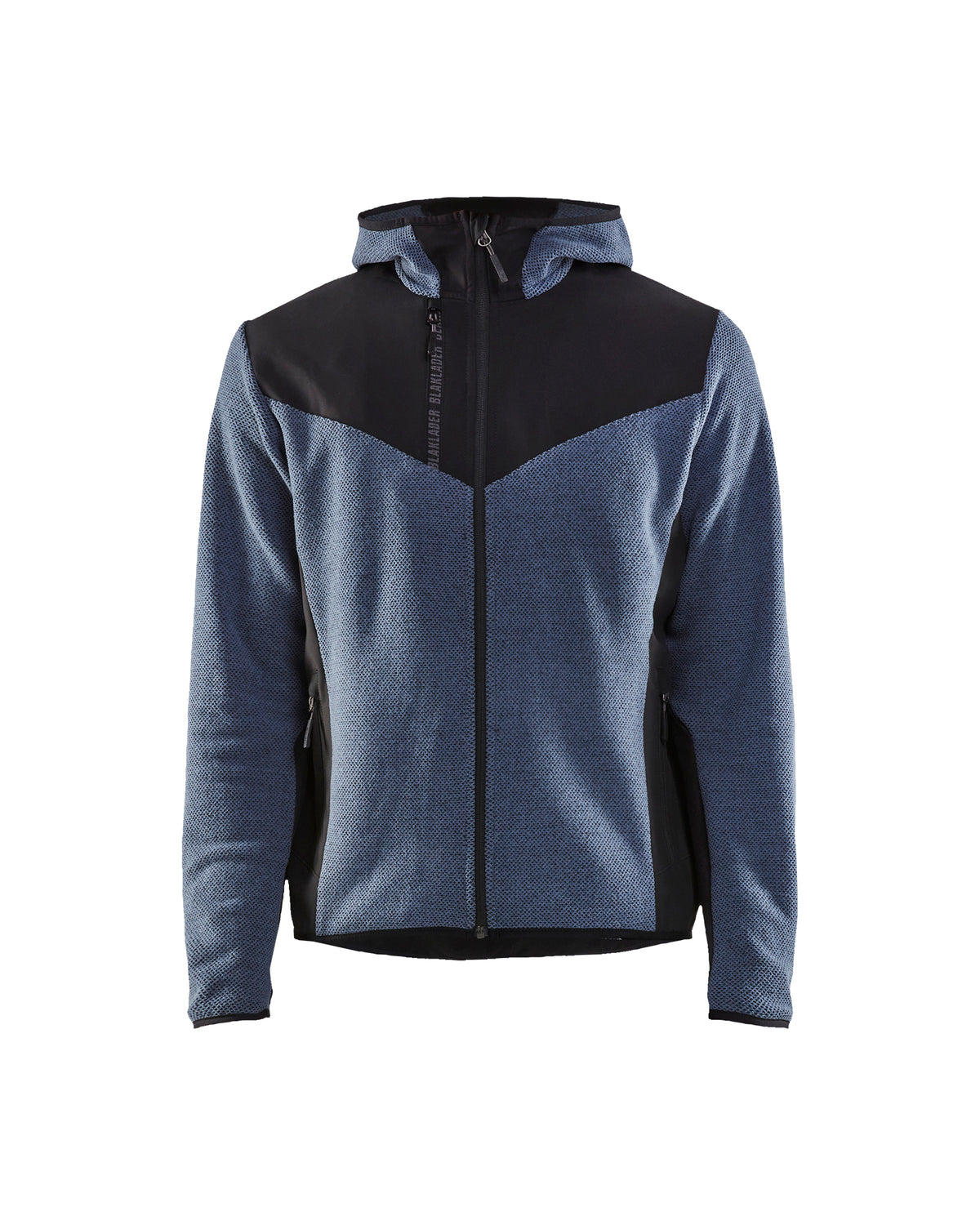 Knitted Fleece Jacket - Numb Blue/Black