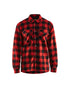 Lined flannel shirt - Red/Black