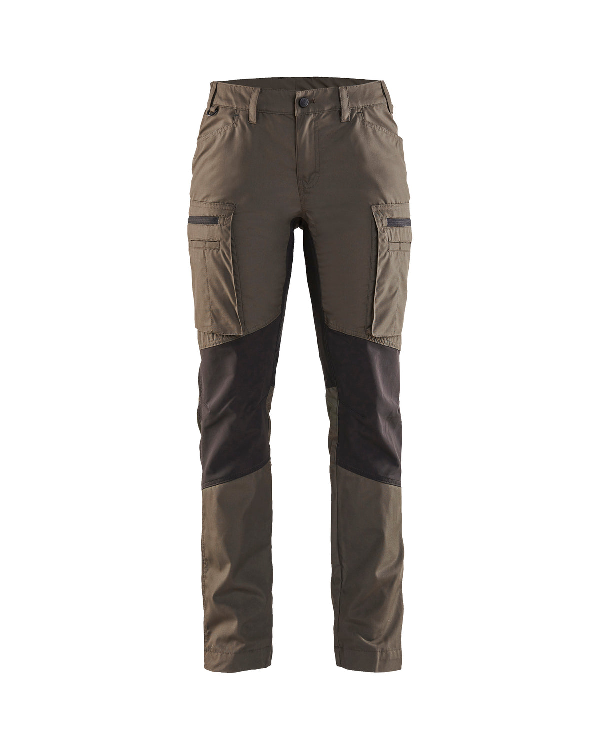 Women's Stratus Lite Stretch Pants - Dark olive green /black