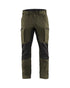 Stratus Lite Stretch Pants - Dark olive green/black