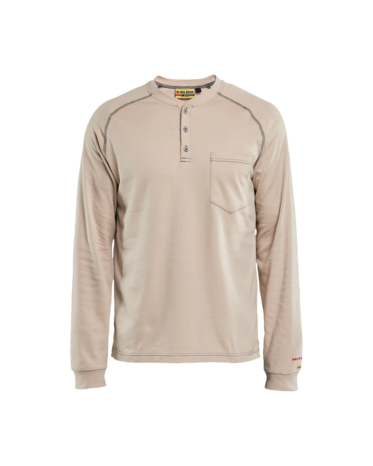 Flame Resistant Henley - Stone