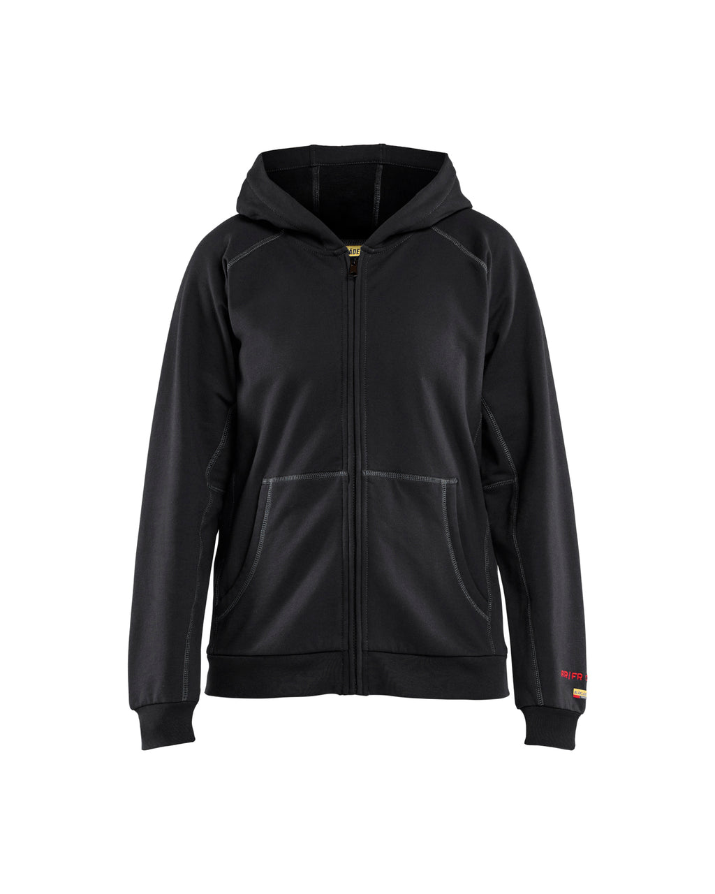 Women's FR Zip Hooded Jacket - Black