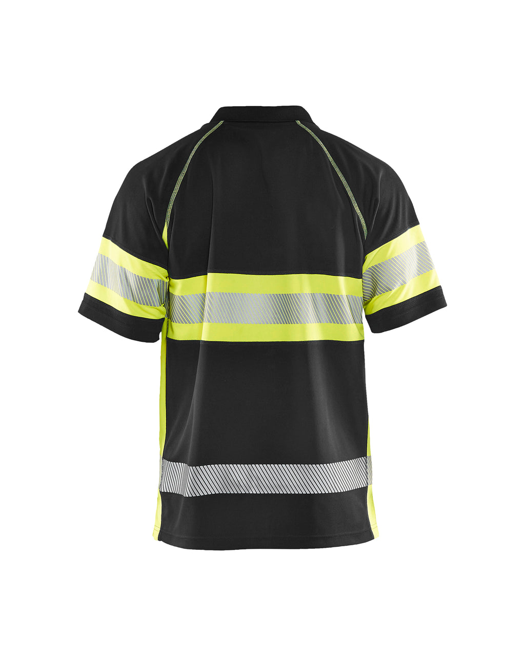 Visibility Polo - Black/Yellow Hi-viz