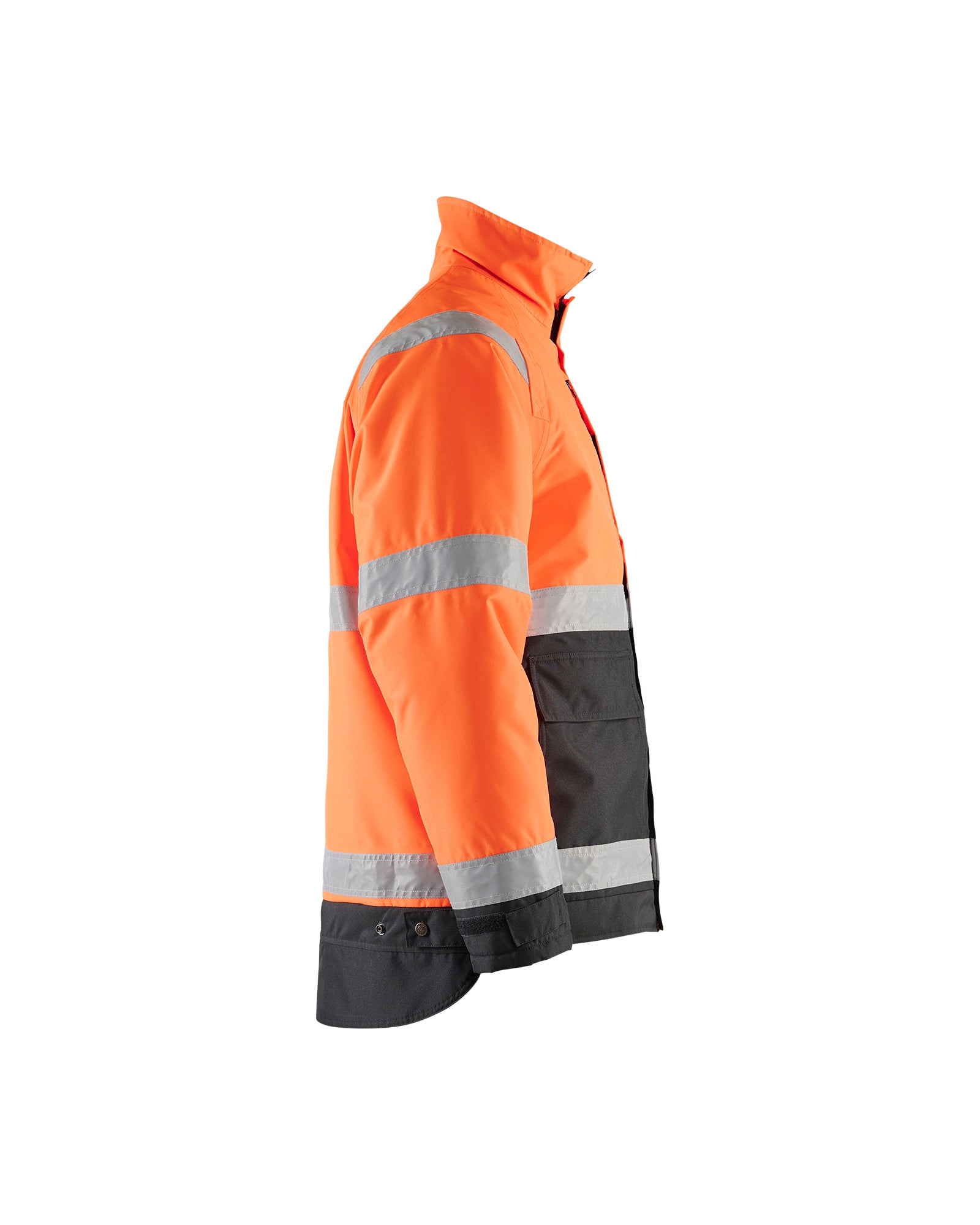HI-VIS WINTER JACKET - Orange Hi-viz/Black